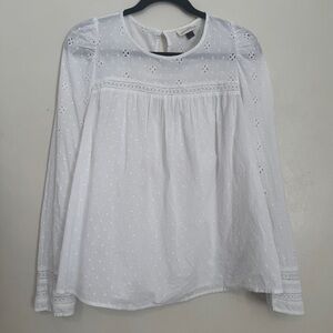 White Long Sleeve Blouse